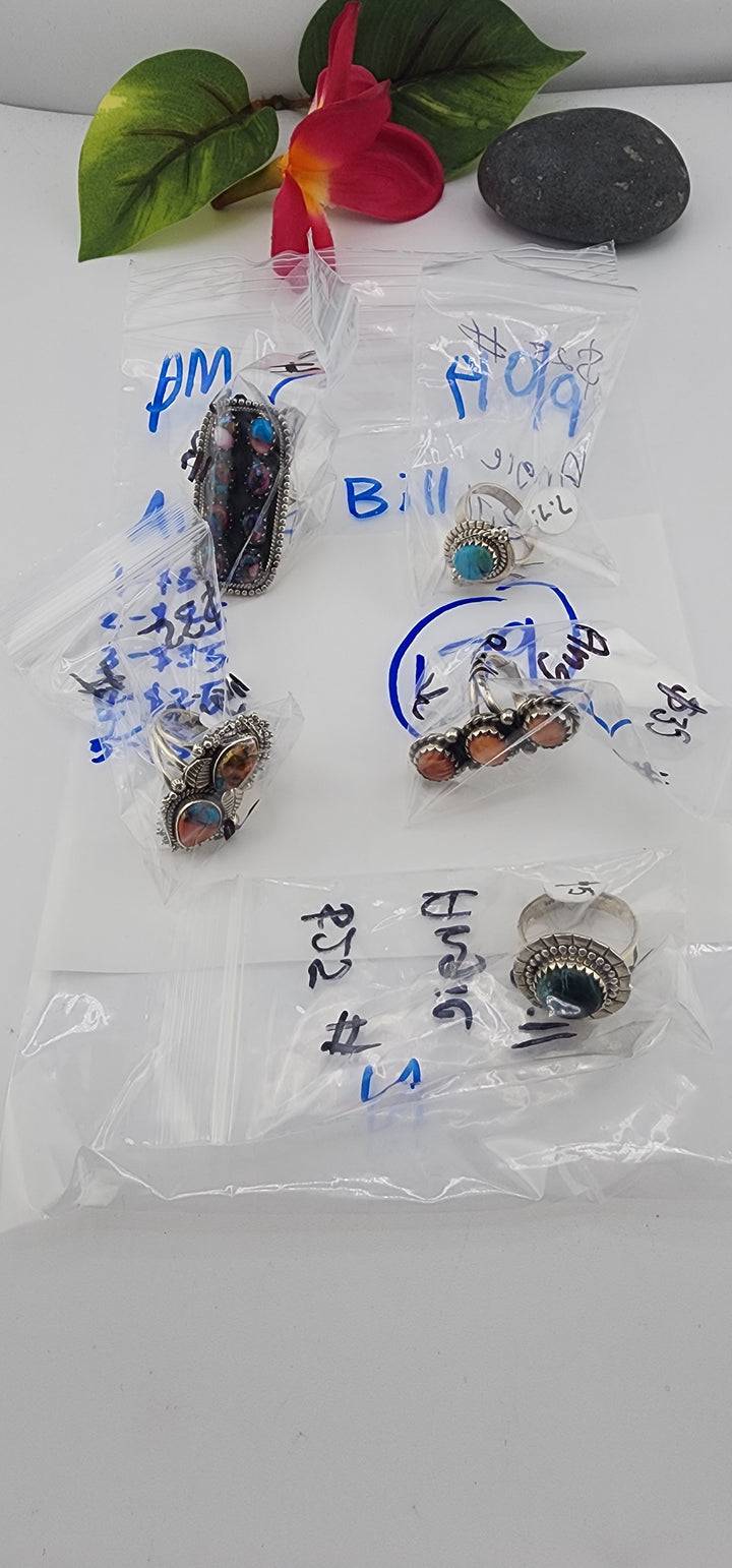 PM SHOW 48HR - RESERVED FOR: Angie Bill - 10/9/2025 FL tiktok Live Show - 5 Sterling Silver Items