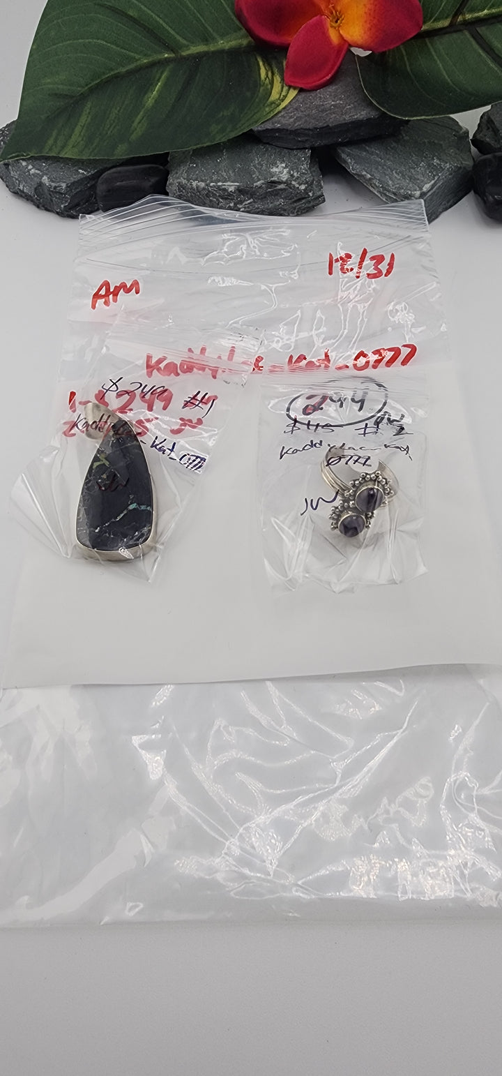 AM SHOW 48HR RESERVED FOR:  kaddy.Lac_Kat_0777- 12/31/2025 FL tiktok Live Show -2 Sterling Silver Items