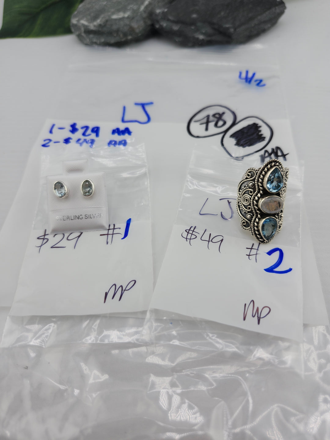 RESERVED FOR: LJ - 4/2/2025 Tiktok Live Show - 2 Sterling Silver Items