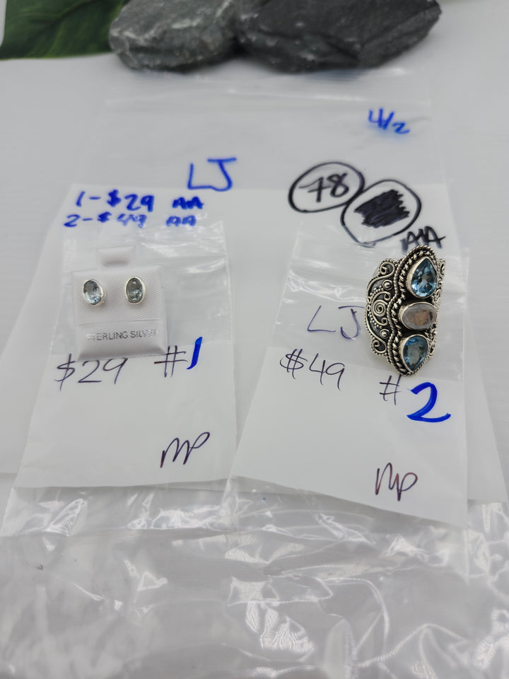 RESERVED FOR: LJ - 4/2/2025 Tiktok Live Show - 2 Sterling Silver Items