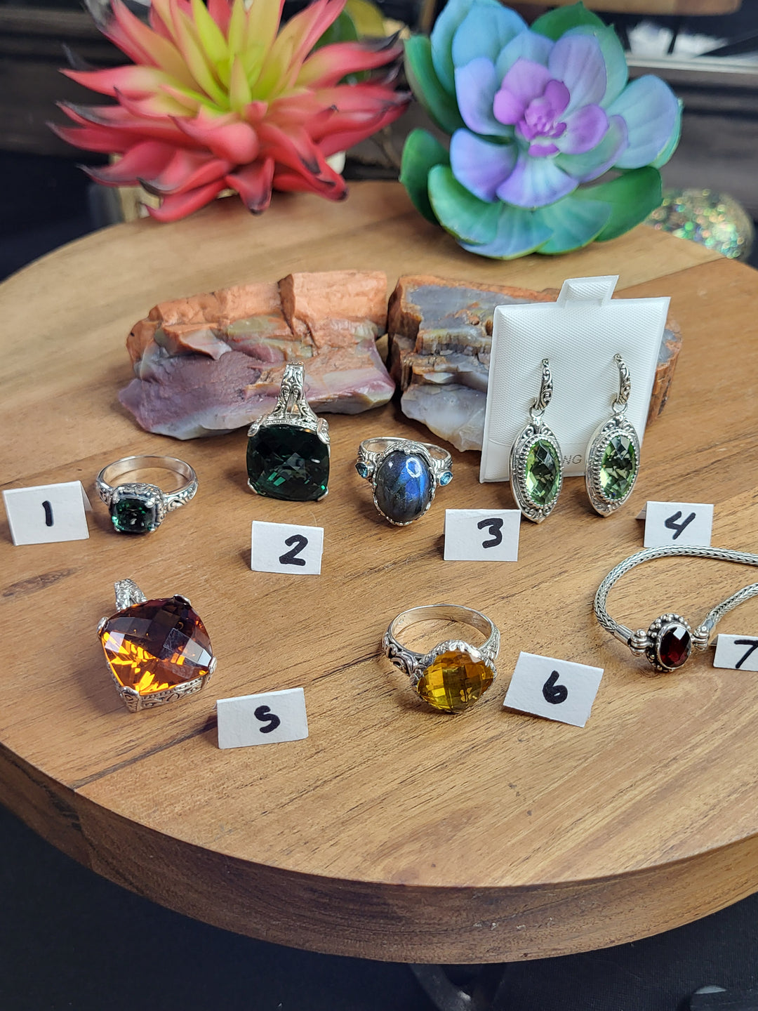 RESERVED FOR: LKB-7/3/24- 7 Sterling Silver Items