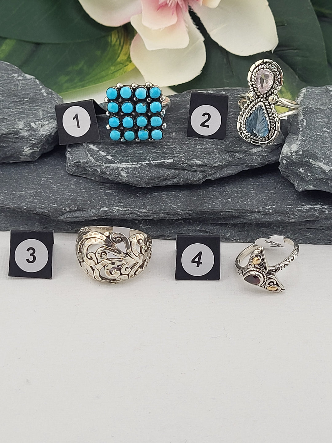 RESERVED FOR: Crystal Giovanni -12/27/2024 - 4 Sterling Silver Items
