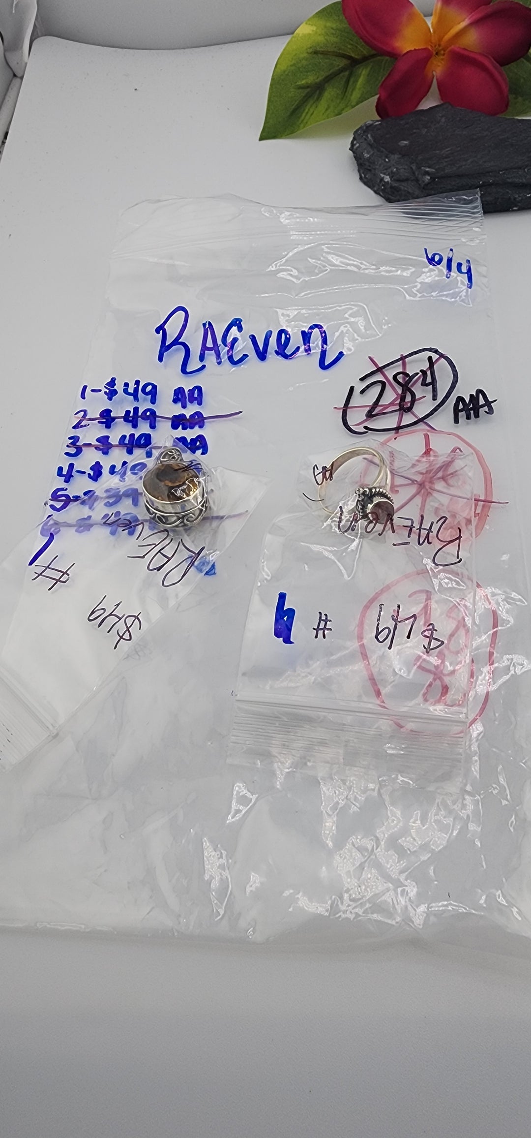 RESERVED FOR: RAEven - 6/4/2025 tiktok Live Show - 2 Sterling Silver Items