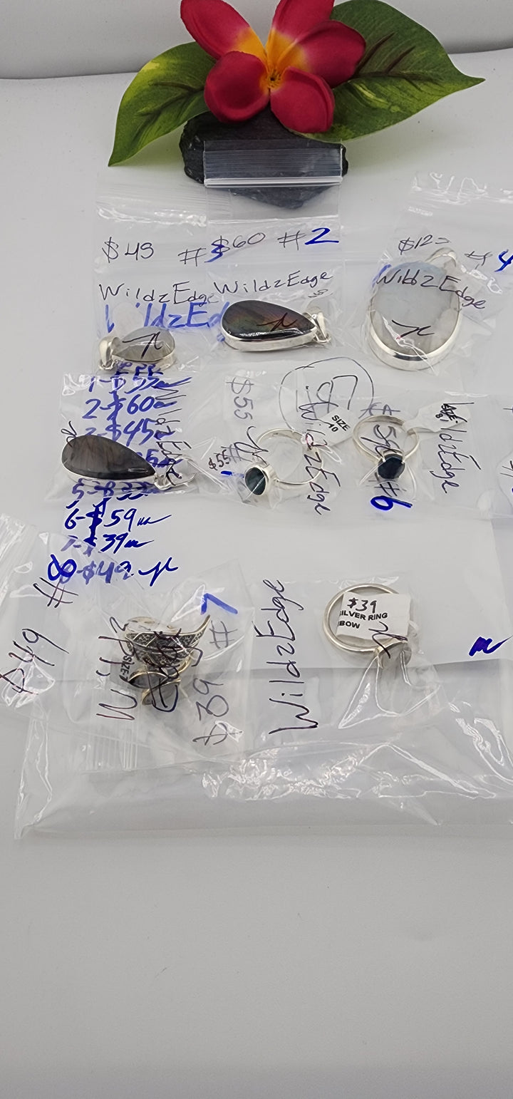 48HR - RESERVED FOR: WildzEdge - 6/27/2025 FL tiktok Live Show - 8 Sterling Silver Items