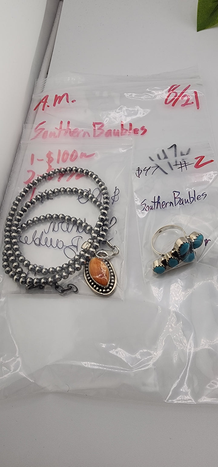 AM SHOW 48HR - RESERVED FOR: SouthernBaubles - 8/21/2025 FL tiktok Live Show - 2 Sterling Silver Items