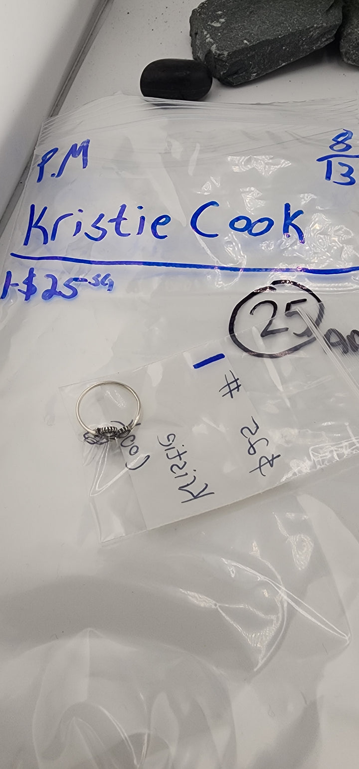 PM SHOW 48HR - RESERVED FOR: Kristie Cook - 8/13/2025 FL tiktok Live Show - 1 Sterling Silver Items