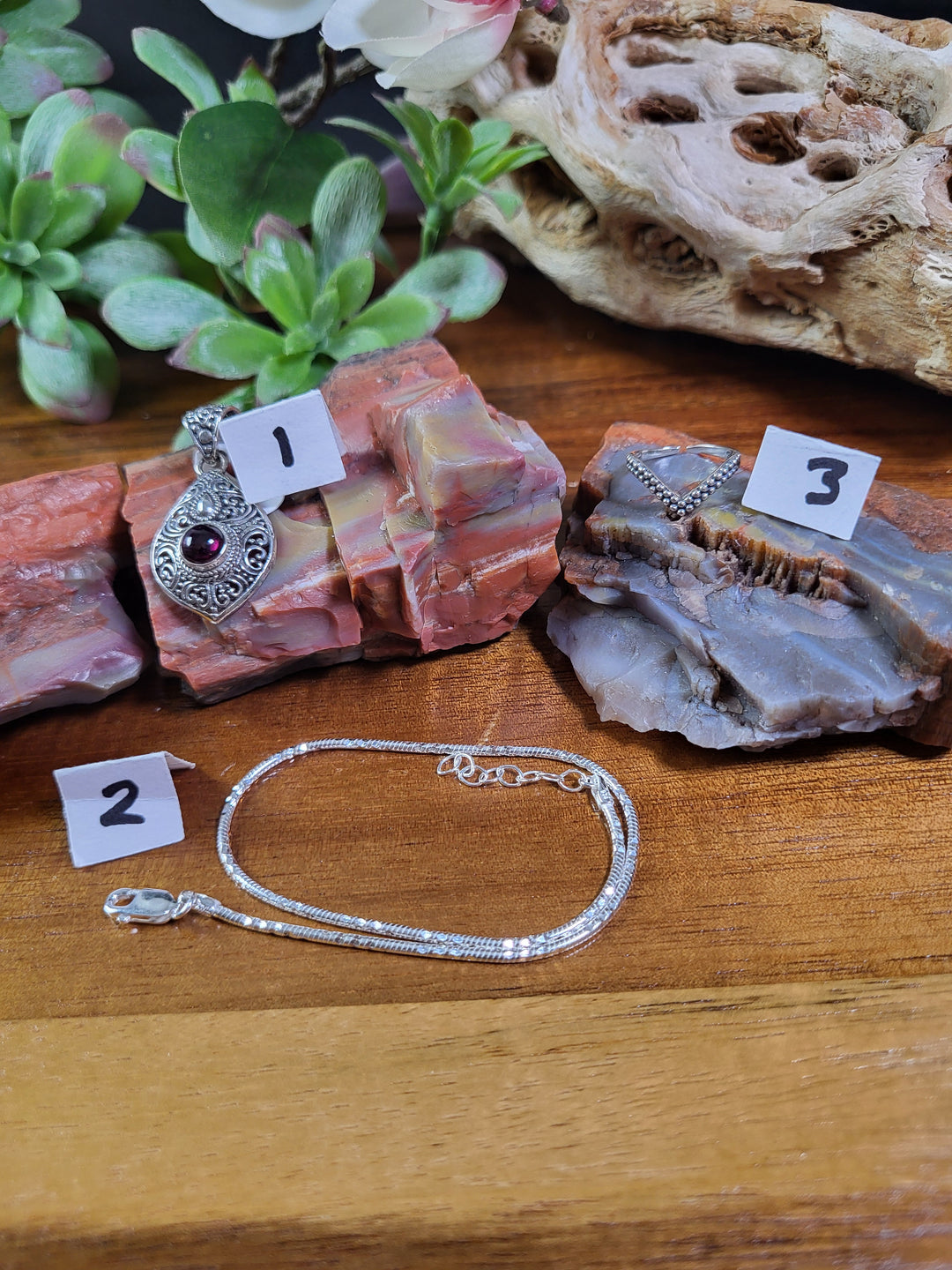 RESERVED FOR: Jessica D 7/21/24- 3 Sterling Silver Items