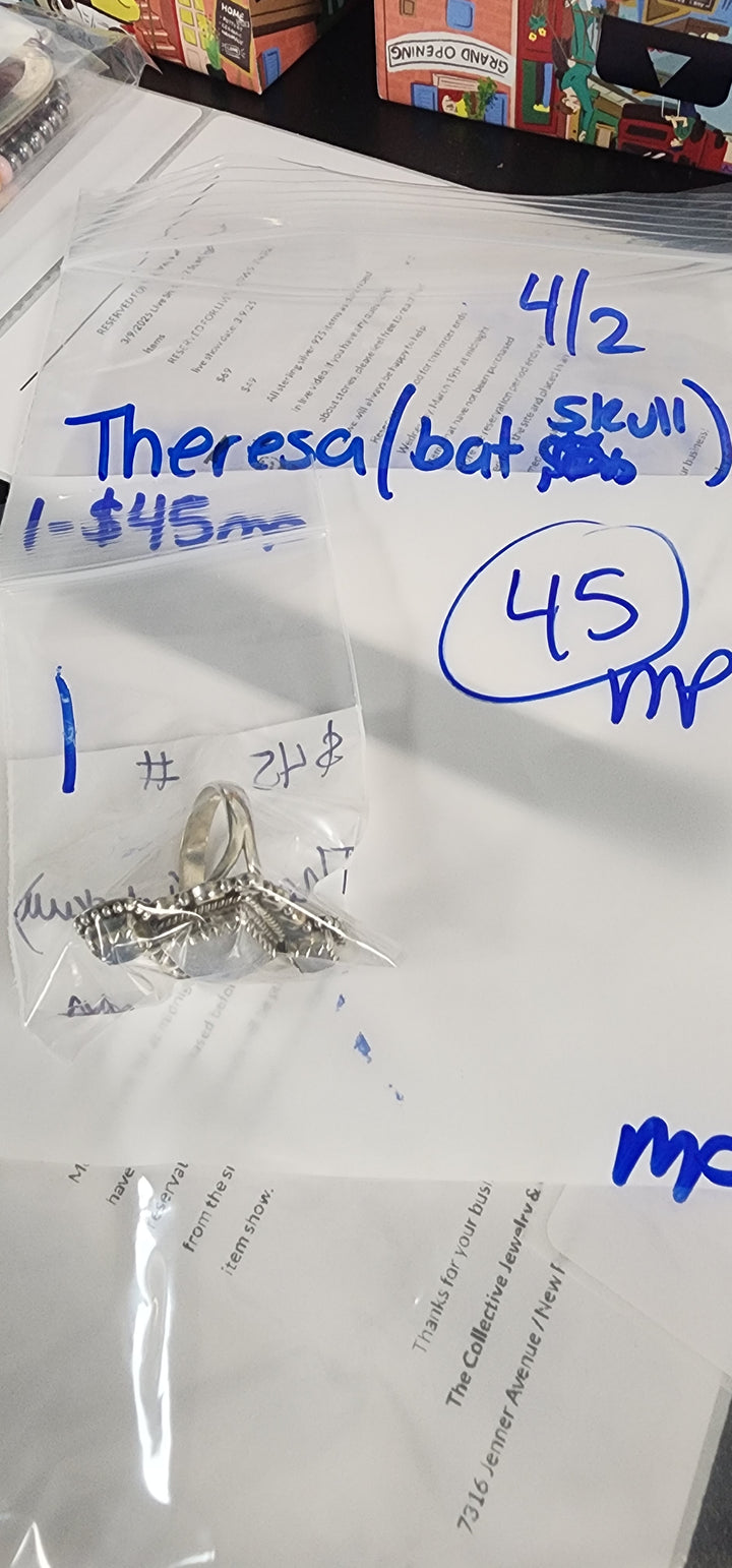 RESERVED FOR: Theresa 🦇💀- 4/2/2025 Tiktok Live Show - 1 Sterling Silver Items
