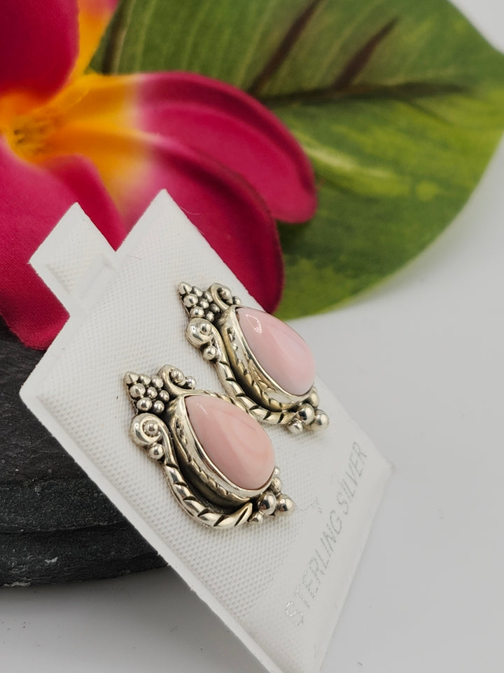 Queen Conch Stud 925 Sterling Silver Earrings