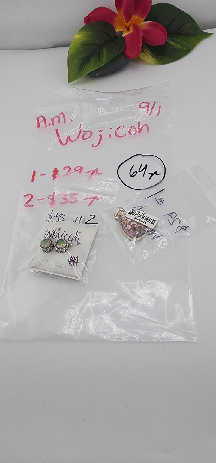 AM SHOW 48HR - RESERVED FOR: Wojicoh - 9/1/2025 FL tiktok Live Show - 2 Sterling Silver Items