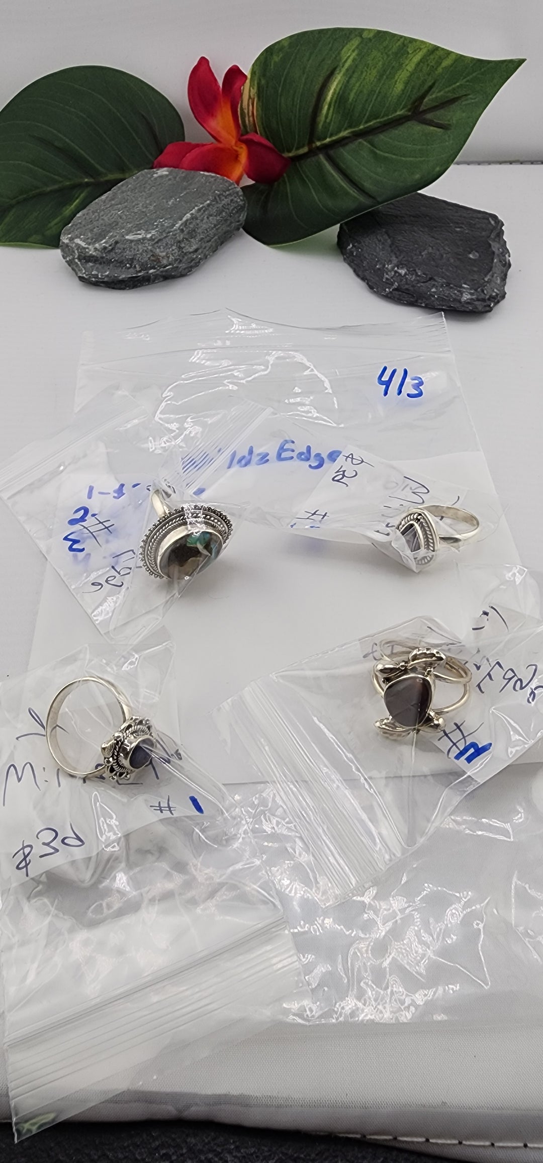 RESERVED FOR: WildzEdge- 4/3/2025 Tiktok Live Show -4  Sterling Silver Items