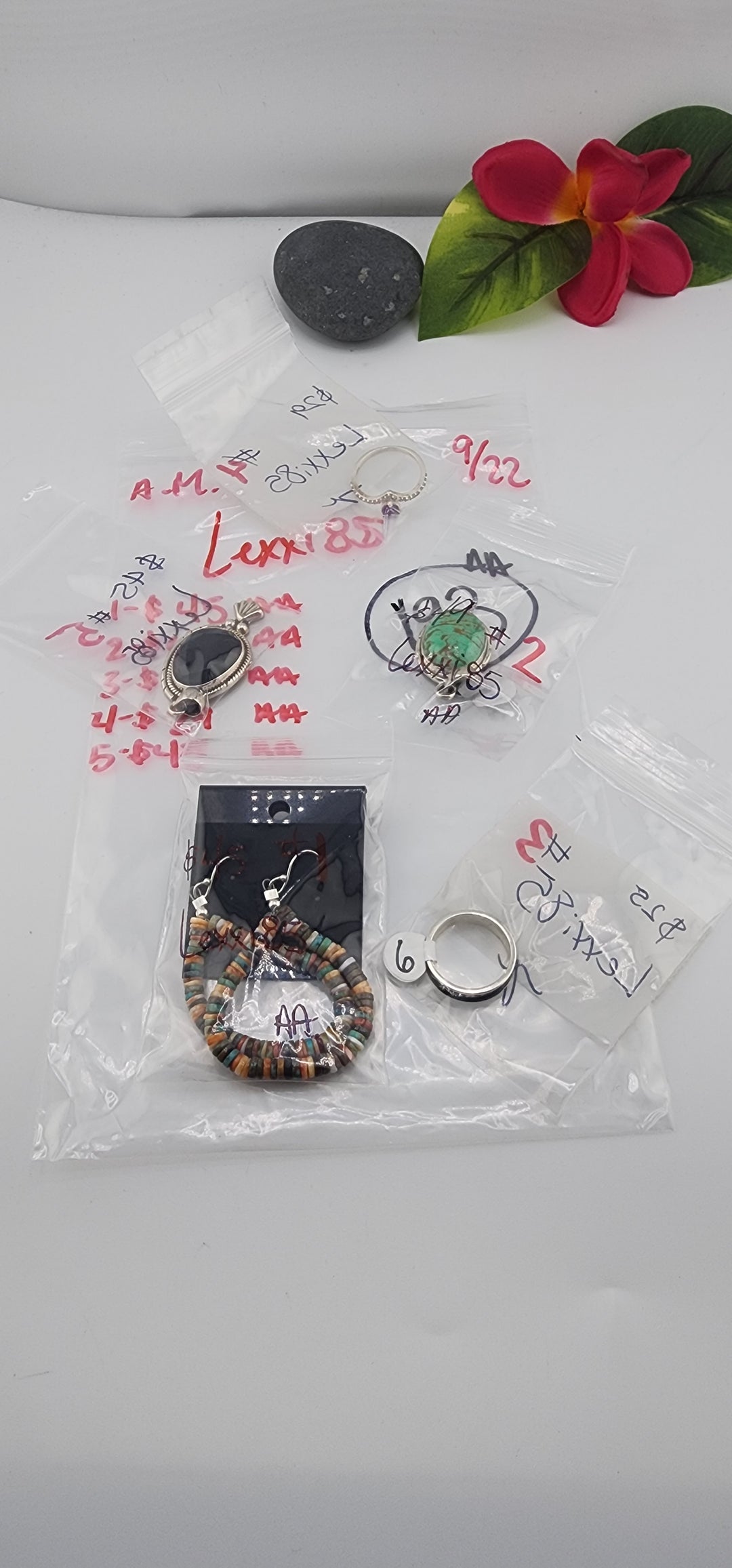 AM SHOW 48HR - RESERVED FOR: Lexxi85 - 9/22/2025 FL tiktok Live Show - 5 Sterling Silver Items