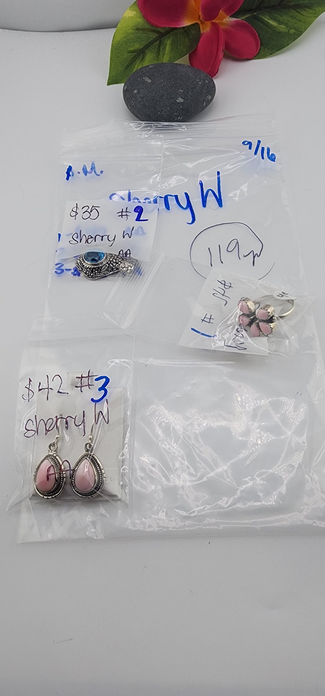 PM SHOW 48HR - RESERVED FOR: Sherry W - 9/16/2025 FL tiktok Live Show - 3 Sterling Silver Items