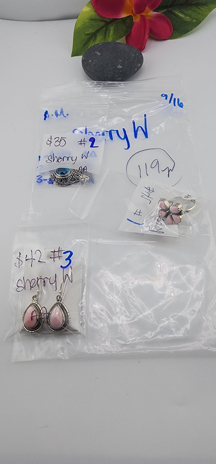 PM SHOW 48HR - RESERVED FOR: Sherry W - 9/16/2025 FL tiktok Live Show - 3 Sterling Silver Items