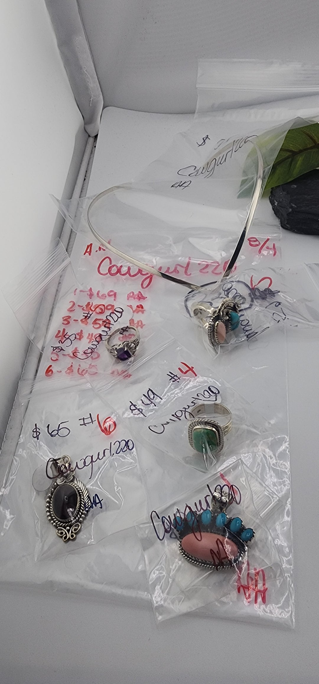 AM SHOW 48HR - RESERVED FOR: Cowgurl220 - 8/4/2025 FL tiktok Live Show - 6 Sterling Silver Items