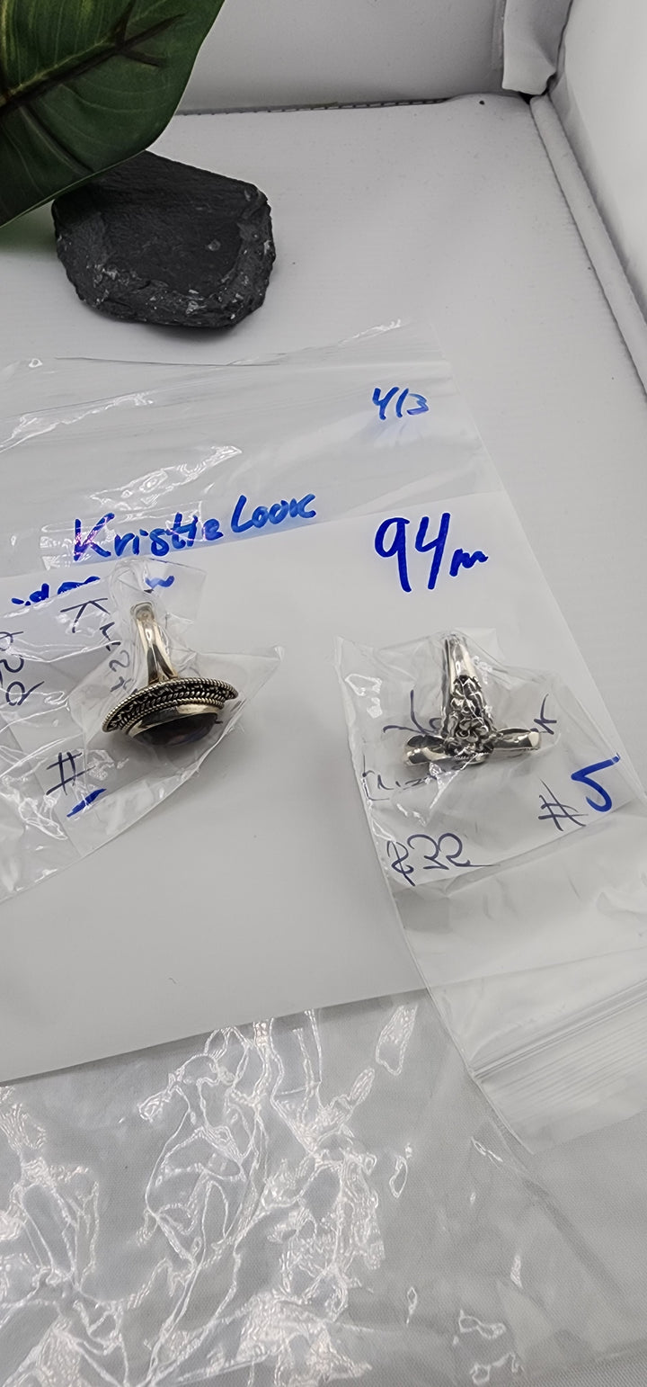 RESERVED FOR: Kristie Cook- 4/3/2025 Tiktok Live Show - 2 Sterling Silver Items