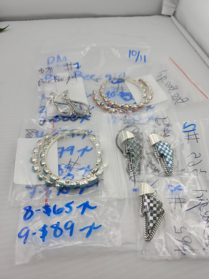 PM SHOW 48HR - RESERVED FOR: Bee_Bee_girl - 10/11/2025 FL tiktok Live Show - 10 Sterling Silver Items