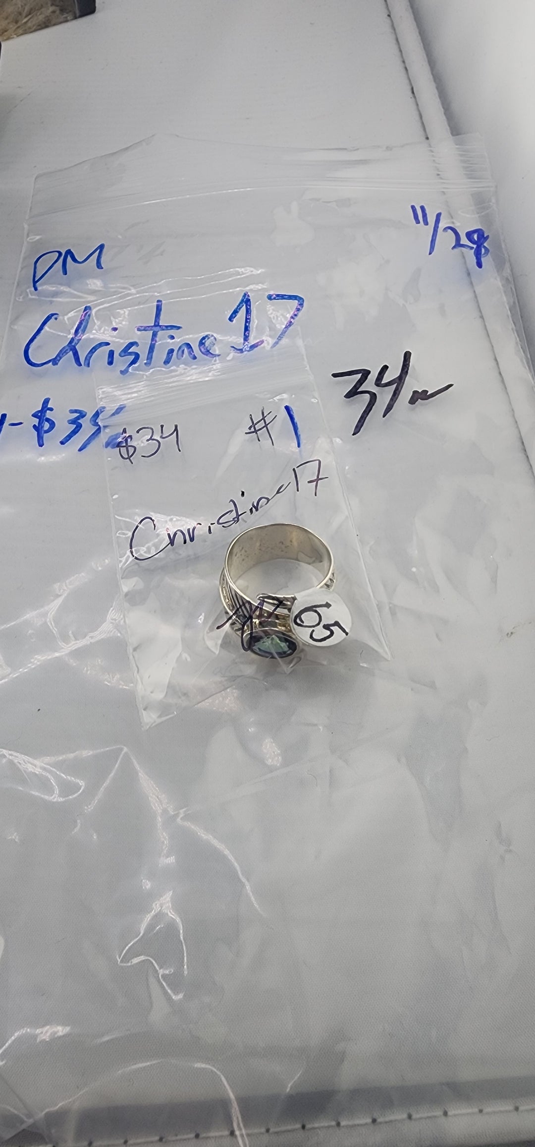 PM SHOW 48HR - RESERVED FOR: Christine17 - 11/29/2025 tiktok Live Show - 1 Sterling Silver Items