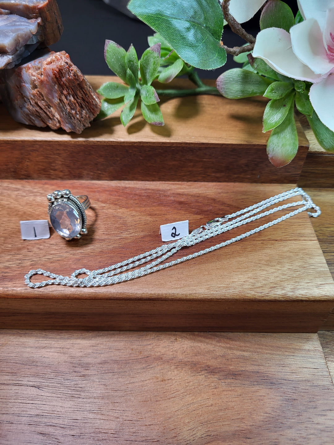 RESERVED FOR: Maria Arana 8/22/24- 2 Sterling Silver Items