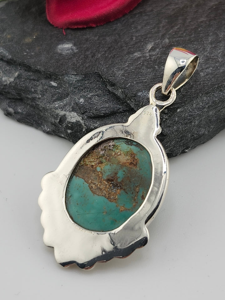 Royston Ribbon Turquoise Pendant