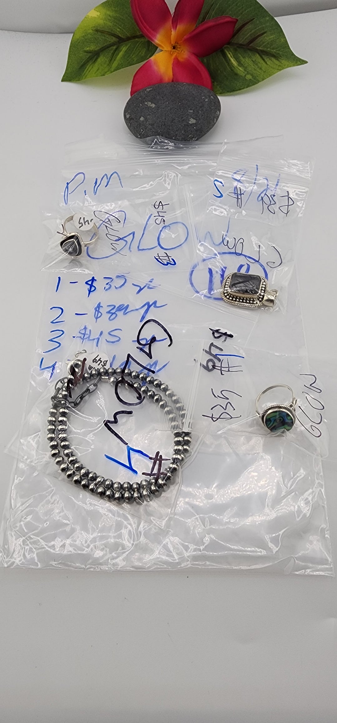 PM SHOW 48HR - RESERVED FOR: GLOW - 8/21/2025 FL tiktok Live Show - 4 Sterling Silver Items