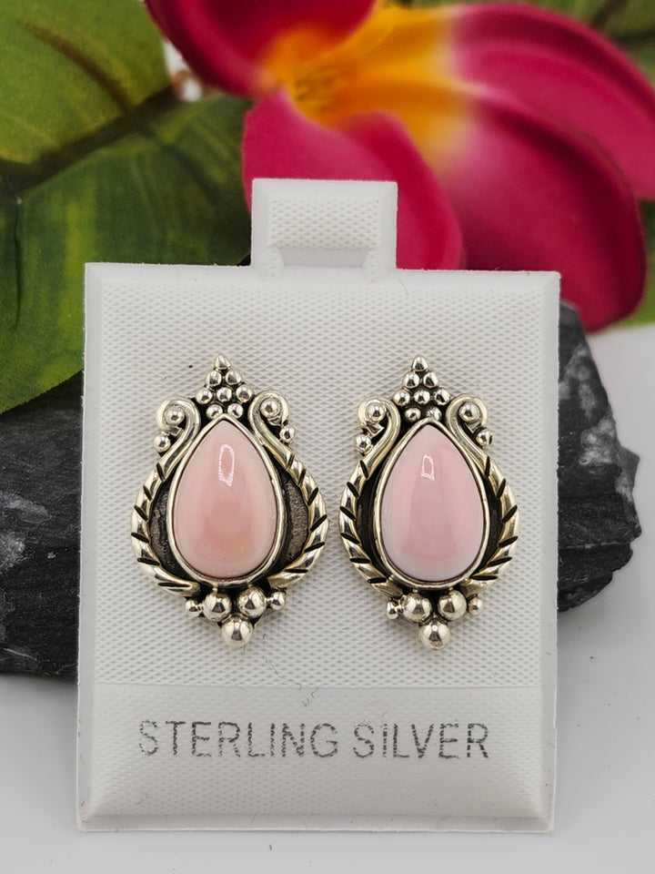 Queen Conch Stud 925 Sterling Silver Earrings