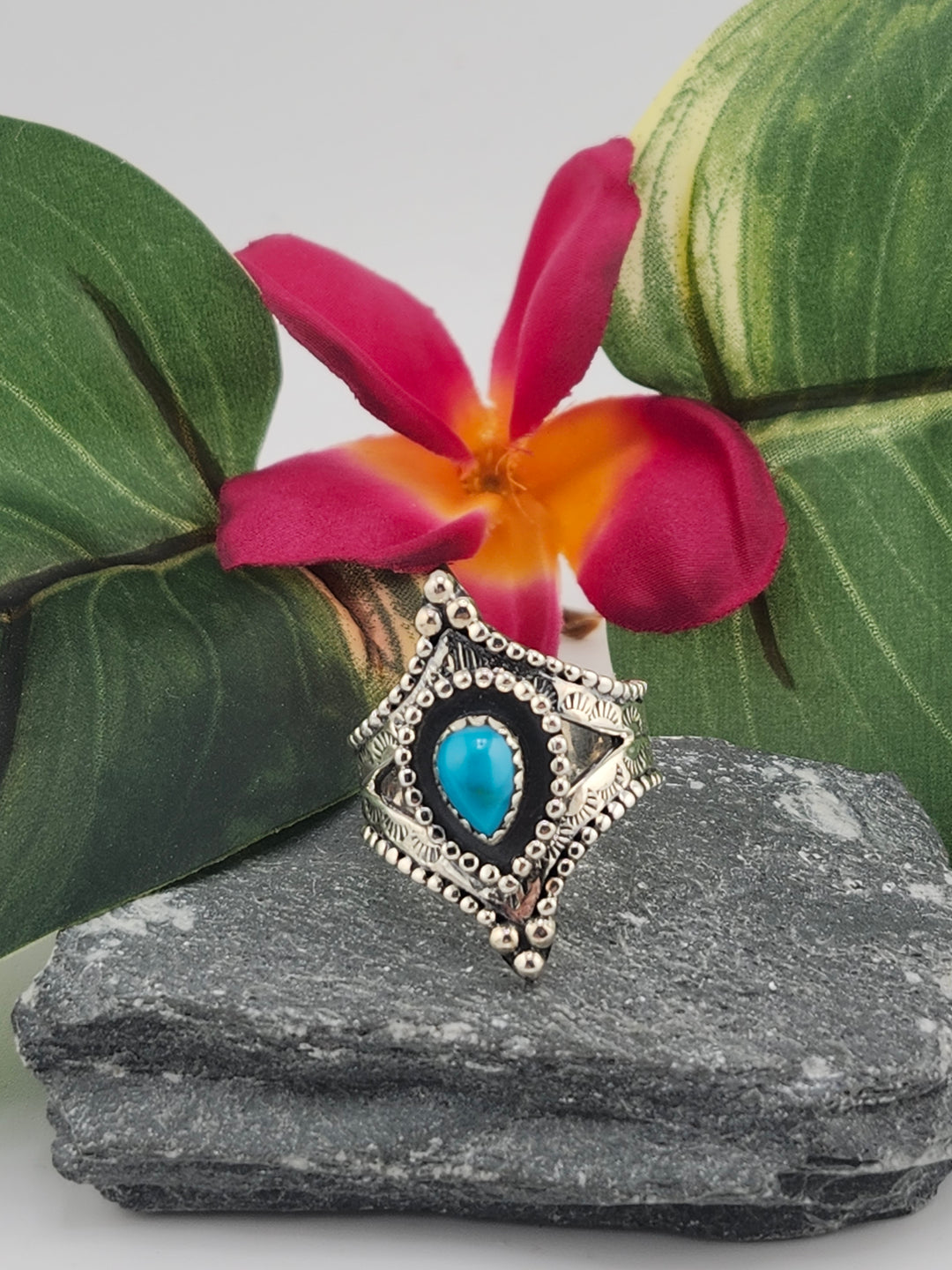 Marquee Turquoise Ring Size 10
