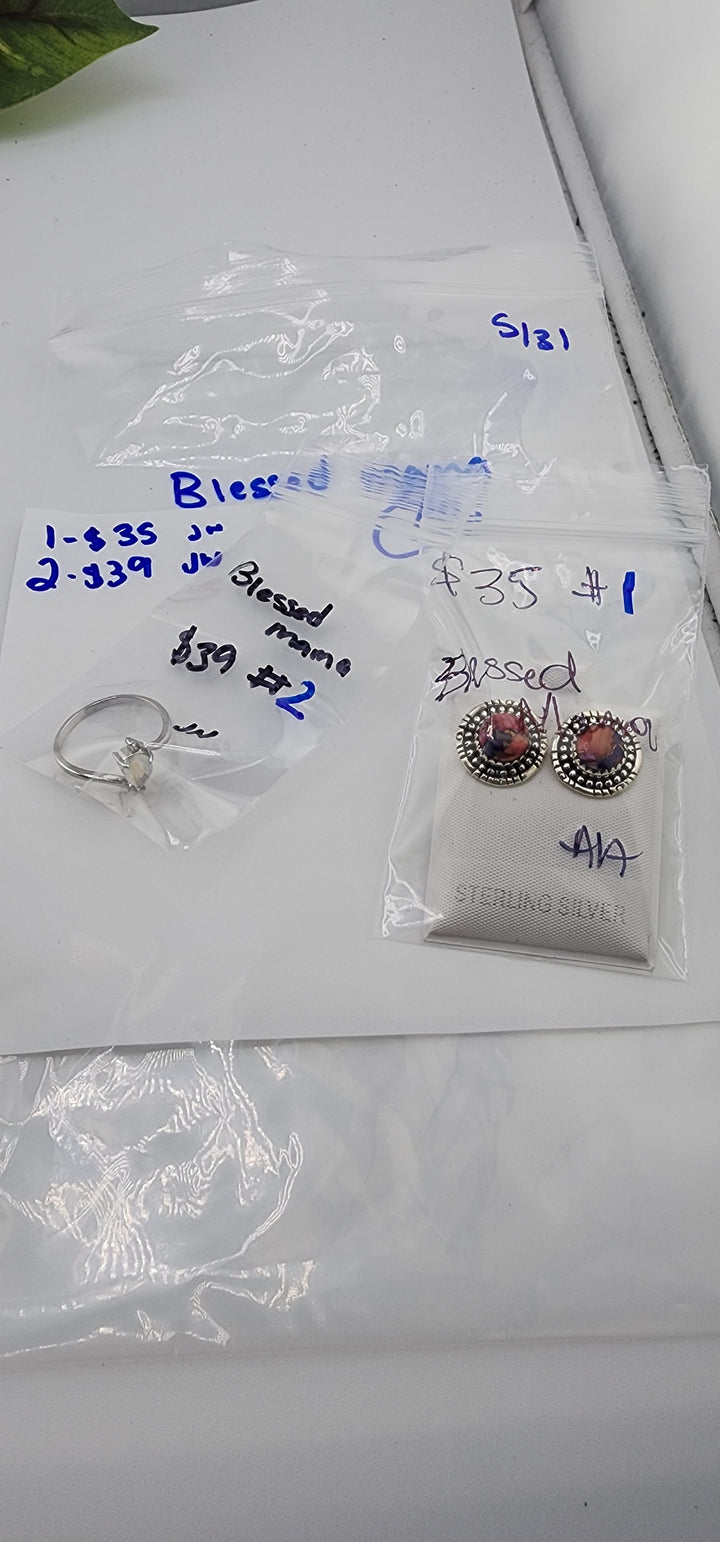 RESERVED FOR:  Blessed mama- 5/31/2025 tiktok Live Show -2  Sterling Silver Items