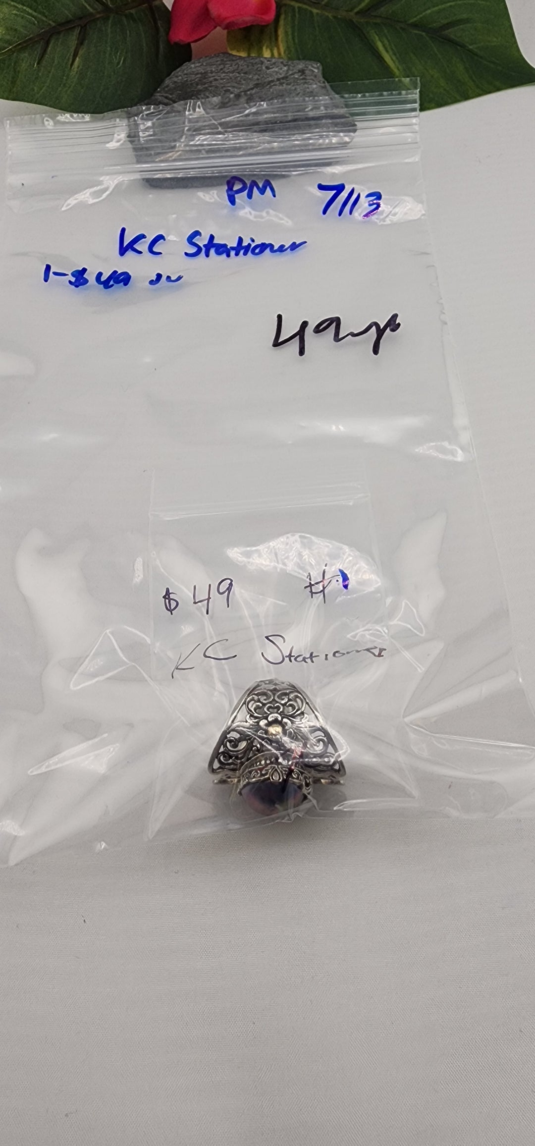 PM SHOW 48HR - RESERVED FOR:  KC Stationer- 7/13/2025 FL tiktok Live Show - 1 Sterling Silver Items