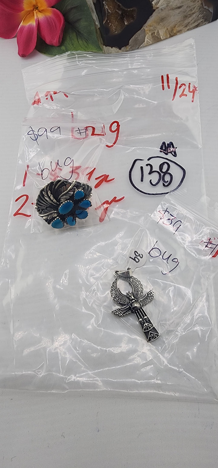 AM SHOW 48HR RESERVED FOR: bug - 11/24/2025 FL tiktok Live Show - 2 Sterling Silver Items