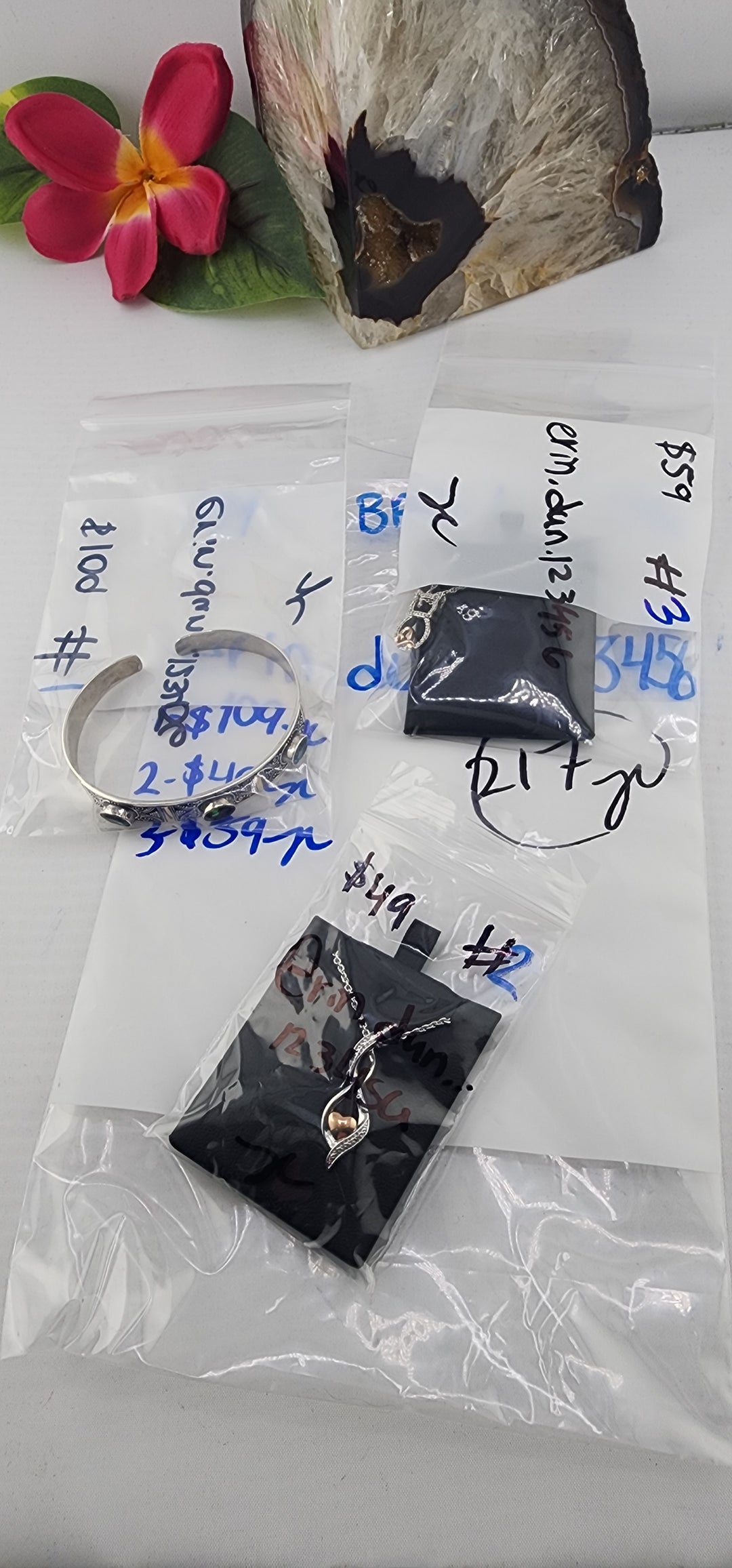 PM SHOW 48HR - RESERVED FOR: erin.dun...123456 BAG 1 - 12/6/2025 tiktok Live Show - 3 Sterling Silver Items