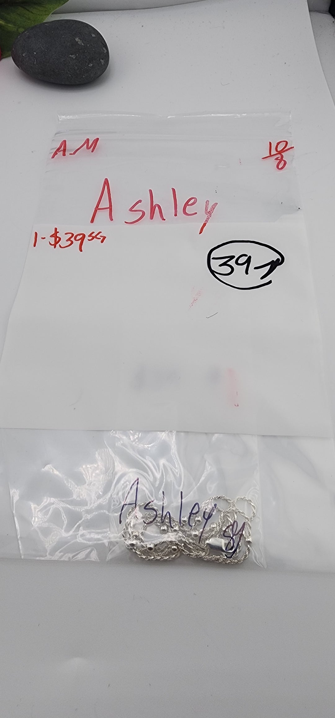 AM SHOW 48HR RESERVED FOR:  Ashley - 10/8/2025 FL tiktok Live Show - 1 Sterling Silver Items