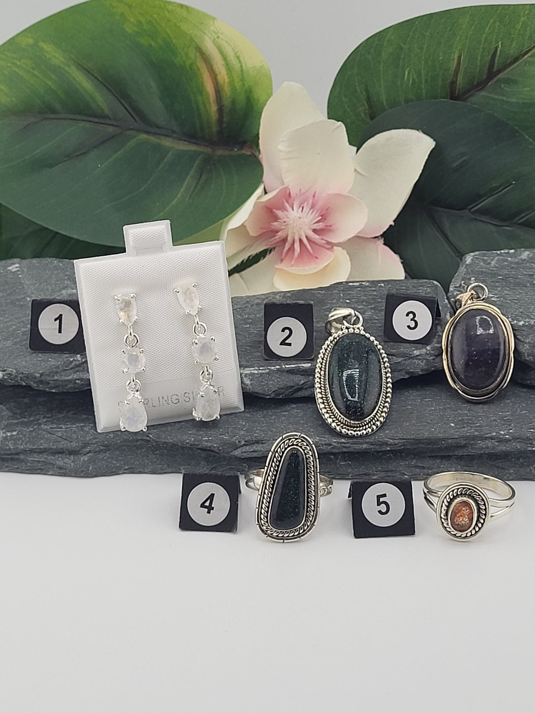 RESERVED FOR: Steph - 2/8/2025 Show - 5 Sterling Silver Items