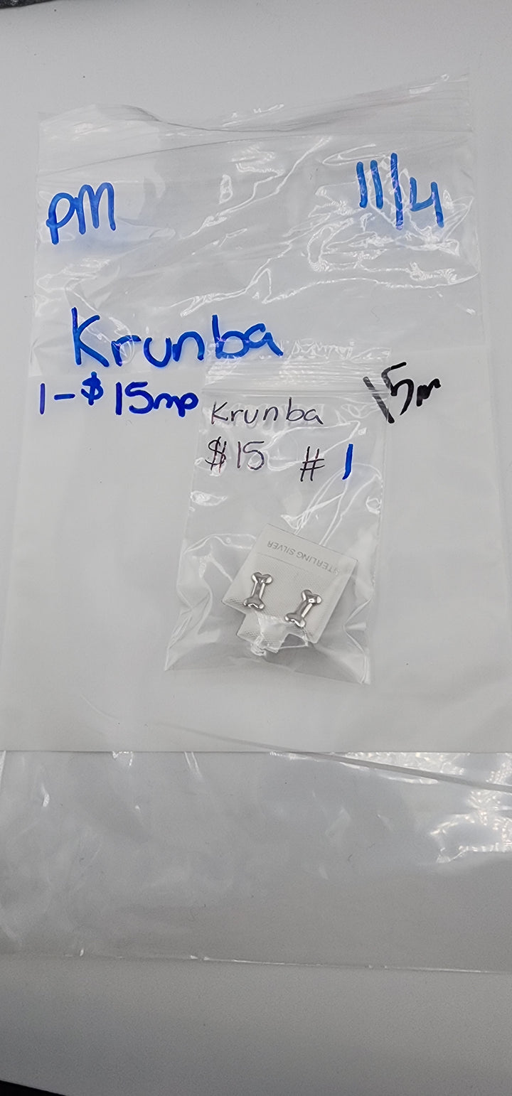 PM SHOW 48HR - RESERVED FOR: Krunba - 11/4/2025 tiktok Live Show - 1 Sterling Silver Items