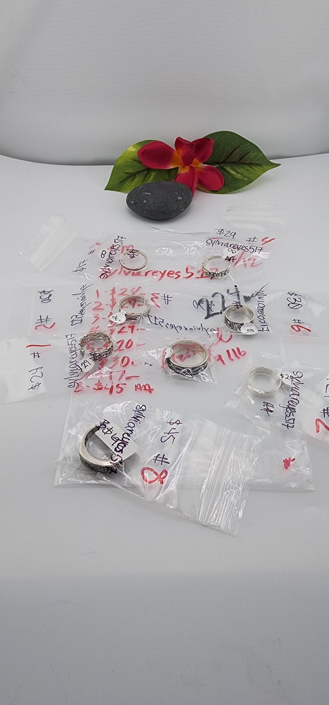 AM SHOW 48HR - RESERVED FOR: sylviareyes517 - 9/12/2025 FL tiktok Live Show - 8 Sterling Silver Items