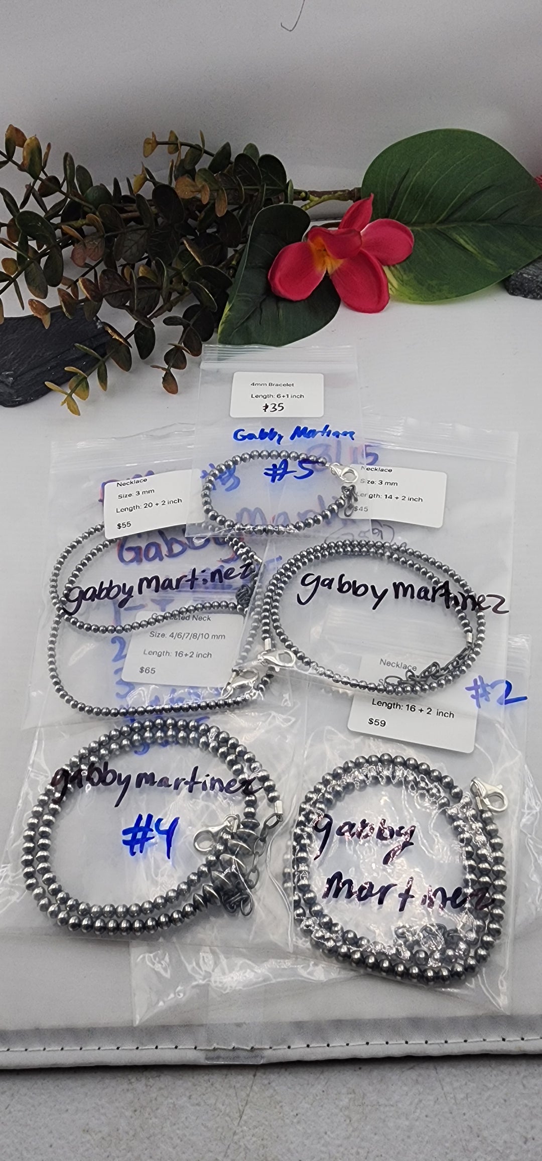 PM SHOW 48HR - RESERVED FOR:  GabbyMartinez- 8/15/2025 FL tiktok Live Show -5  Sterling Silver Items