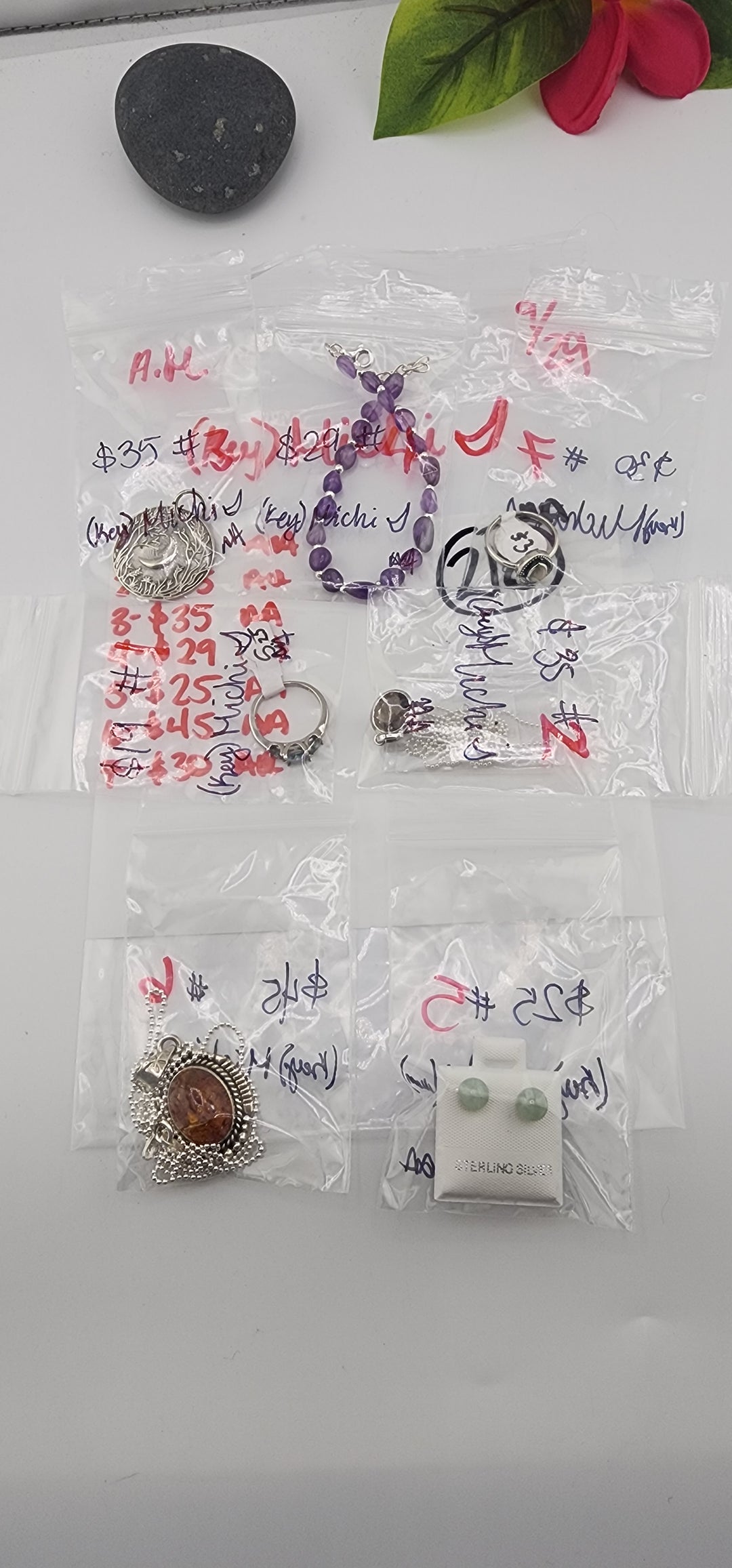 AM SHOW 48HR RESERVED FOR: 🔑Michi🌙- 9/29/2025 FL tiktok Live Show -  7 Sterling Silver Items