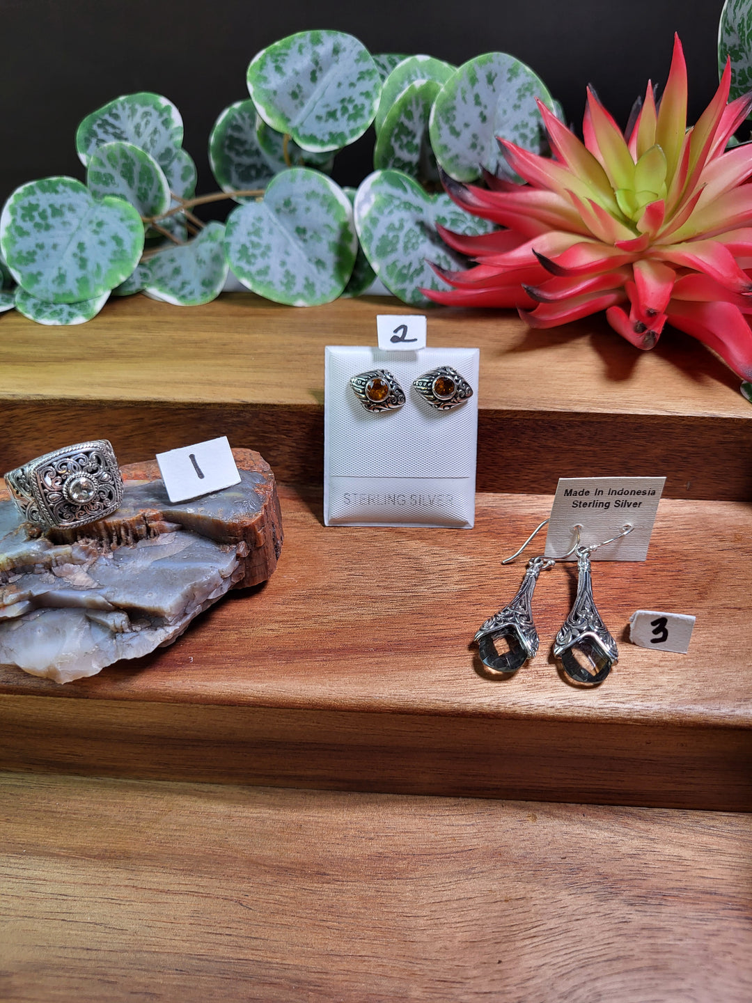 RESERVED FOR: Gina Workman929 8/14/24- 3 Sterling Silver Items