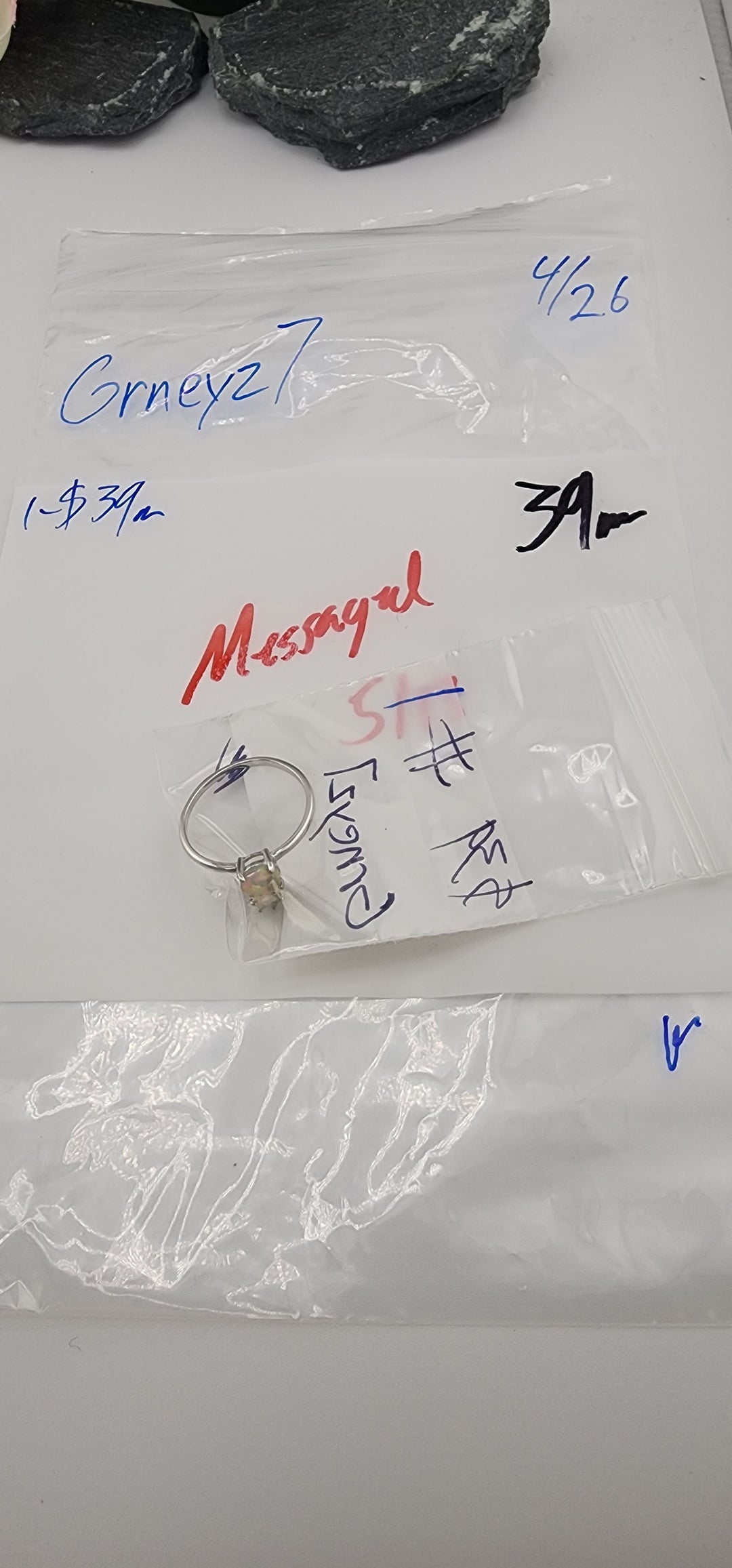RESERVED FOR: Grneyz7 - 4/26/2025 tiktok Live Show - 1 Sterling Silver Items