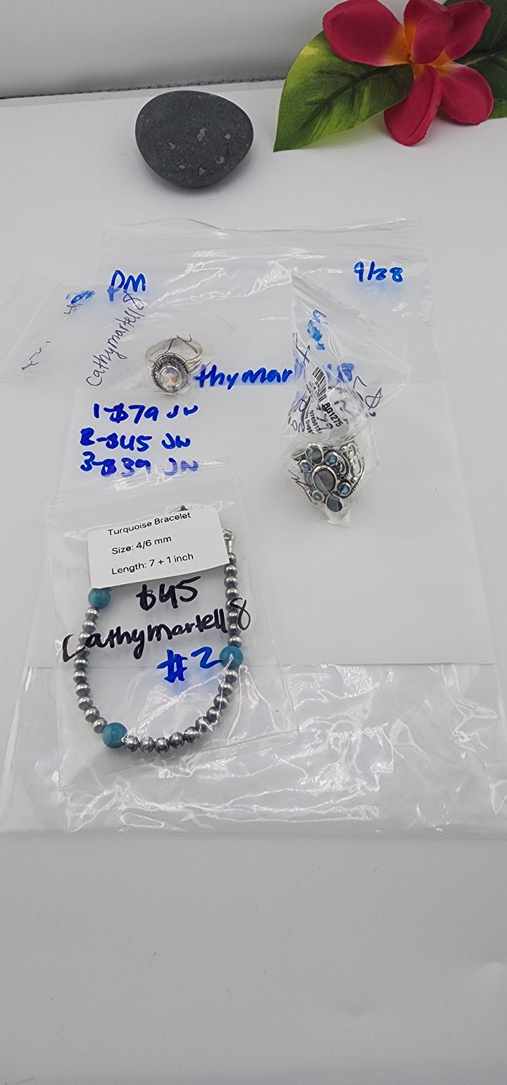 PM SHOW 48HR - RESERVED FOR: cathymartell8 - 9/28/2025 FL tiktok Live Show - 3 Sterling Silver Items