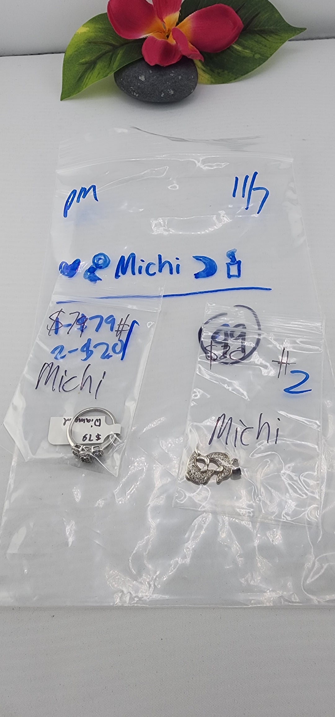 PM SHOW 48HR - RESERVED FOR: Michi 🌙🕯 - 11/7/2025 tiktok Live Show - 2 Sterling Silver Items