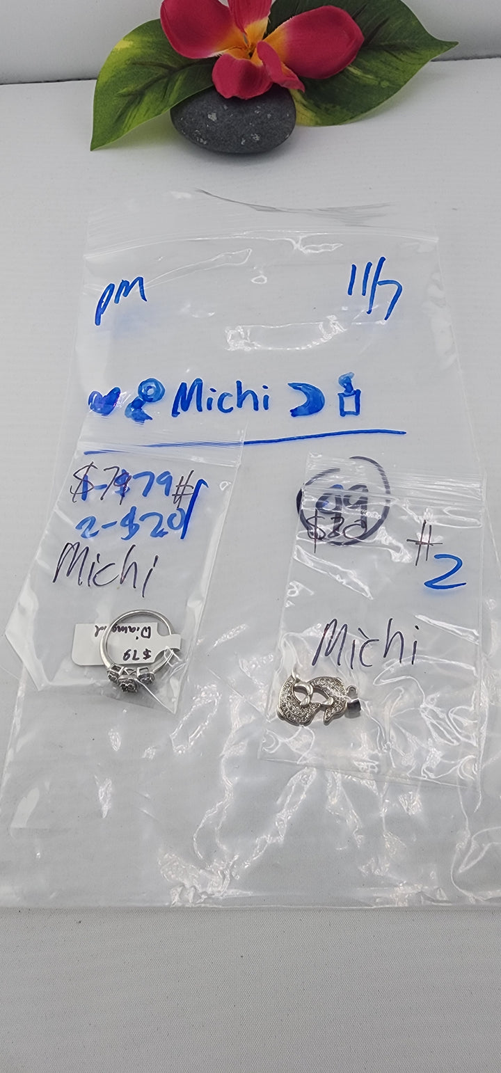 PM SHOW 48HR - RESERVED FOR: Michi 🌙🕯 - 11/7/2025 tiktok Live Show - 2 Sterling Silver Items