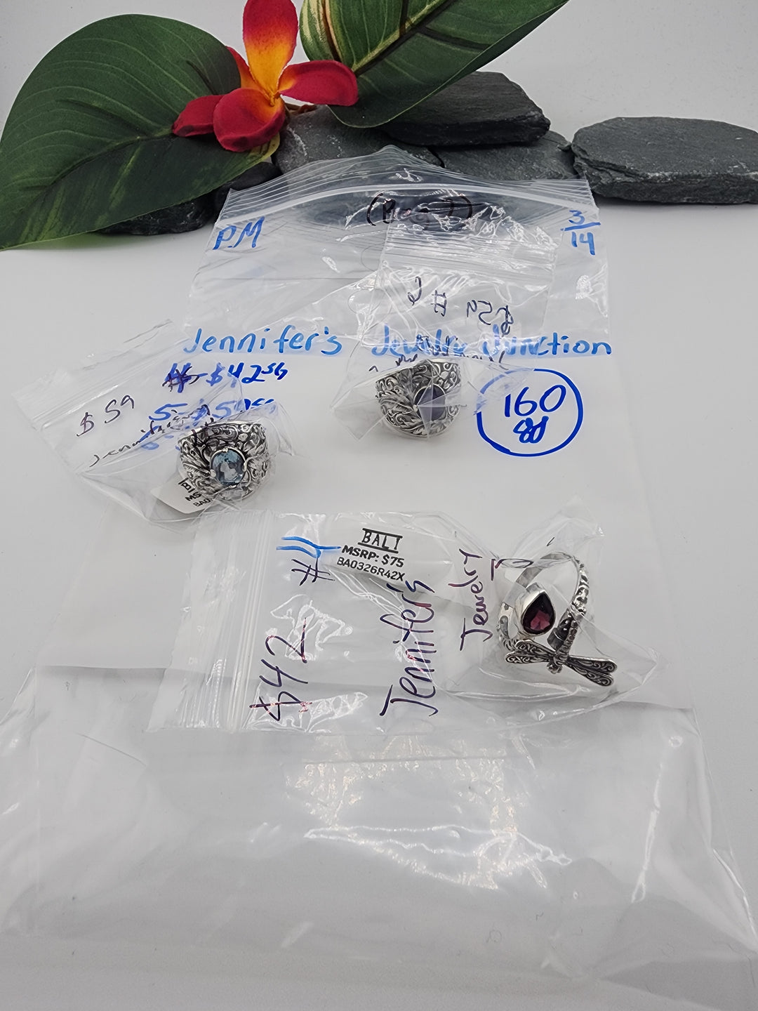 Jennifer's Jewelry Junction (Bag 2) - 3/14/26 - 3 925 Sterling Silver Items