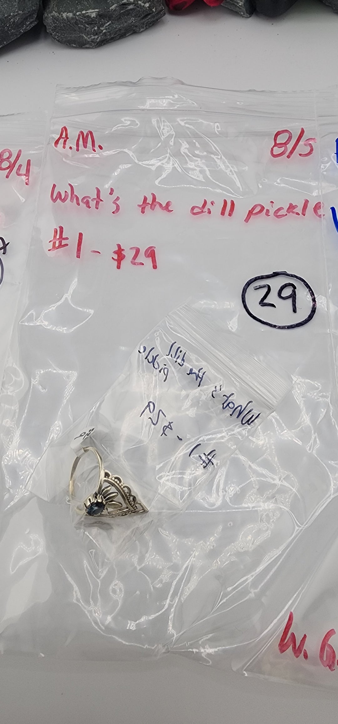 AM SHOW 48HR - RESERVED FOR: What'sthedillpickle 8/5/2025 FL tiktok Live Show - 1 Sterling Silver Items