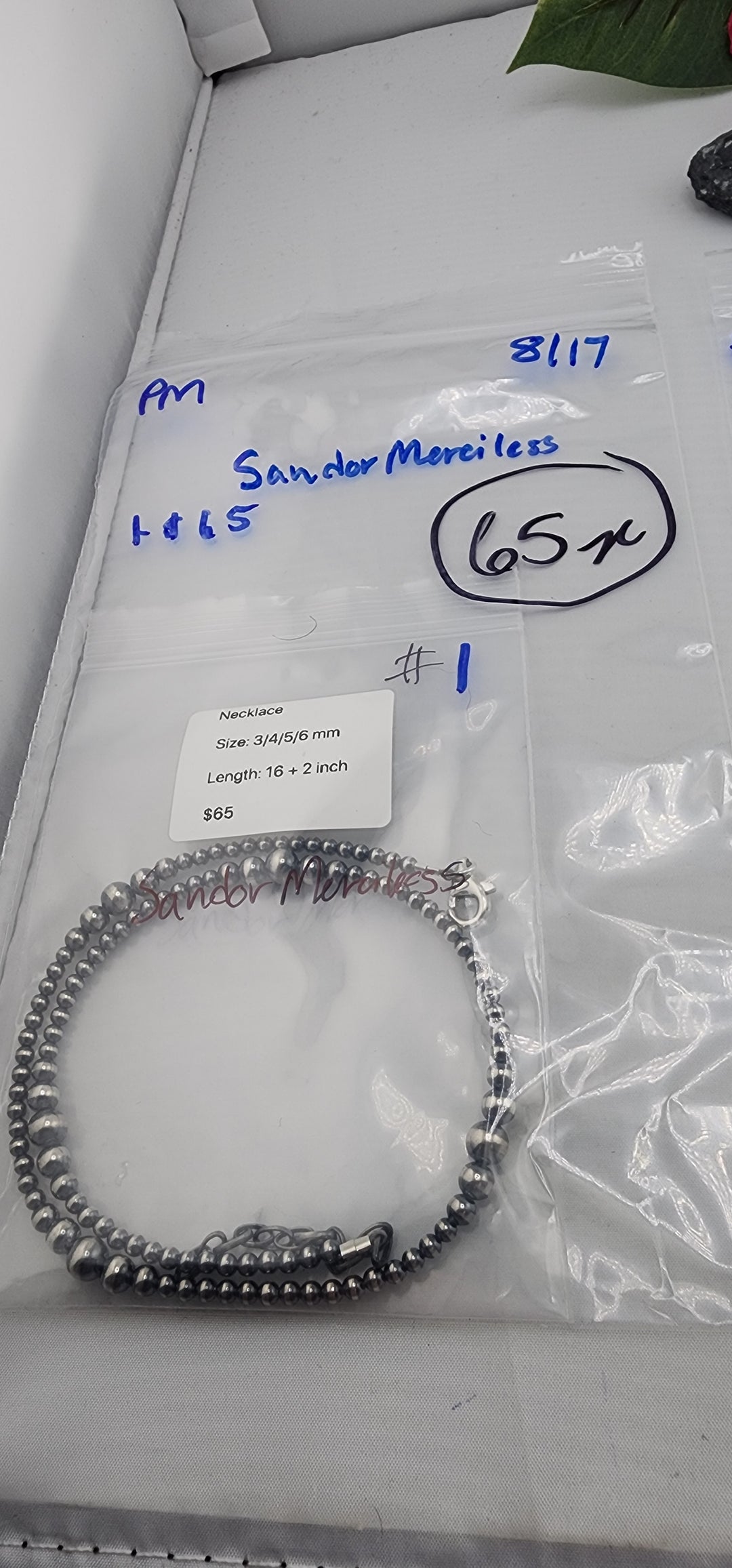 PM SHOW 48HR - RESERVED FOR: SandorMerciless- 8/17/2025 FL tiktok Live Show - 1 Sterling Silver Items