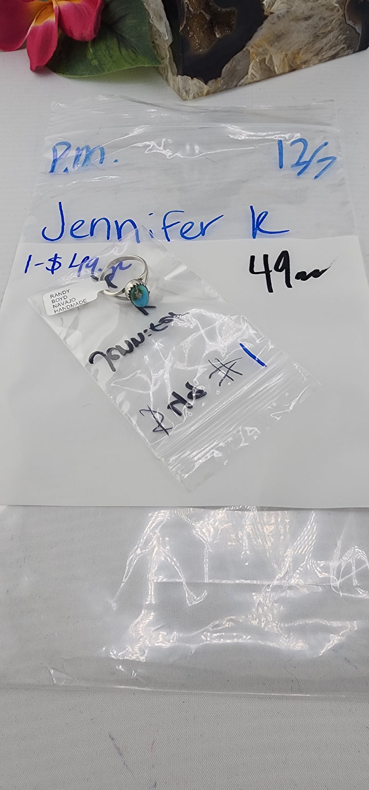 PM SHOW 48HR - RESERVED FOR: Jennifer K - 12/7/2025 tiktok Live Show - 1 Sterling Silver Items