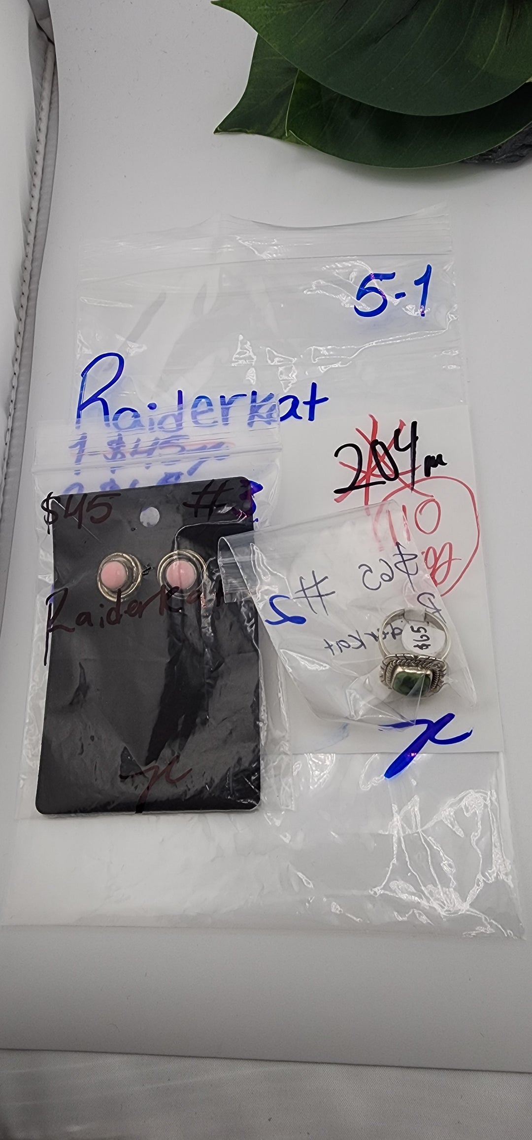 RESERVED FOR:  RaiderKat- 5/1/2025 tiktok Live Show - 2 Sterling Silver Items
