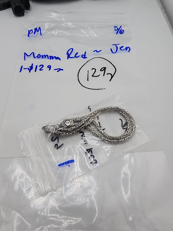 Momma Red ~ Jen - 5/6/26 PM - 1  925 Sterling Silver Items