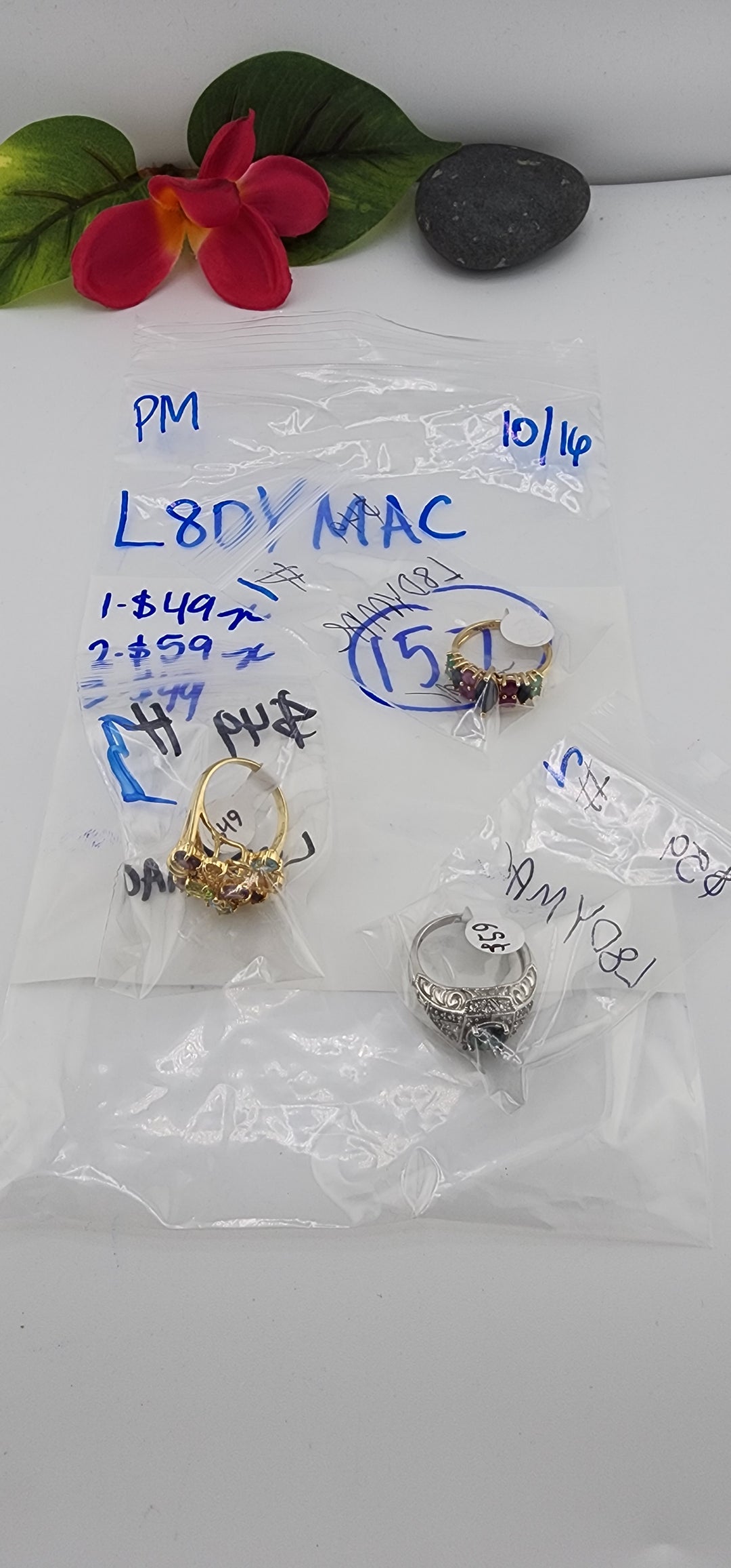 PM SHOW 48HR - RESERVED FOR: L8DYMAC - 10/16/2025 FL tiktok Live Show - 3 Sterling Silver Items