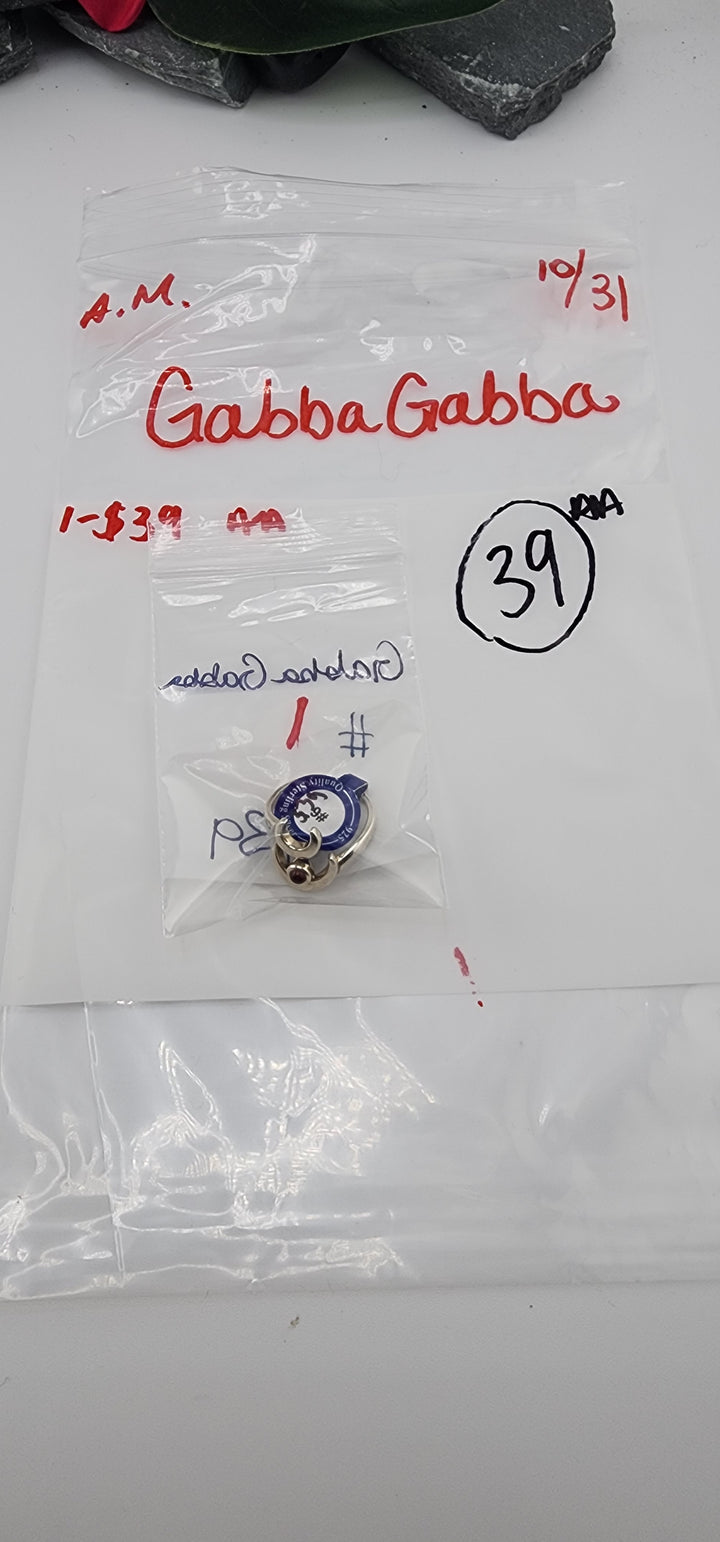 AM SHOW 48HR RESERVED FOR: GabbaGabba  - 10/31/2025 FL tiktok Live Show - 1  Sterling Silver Items